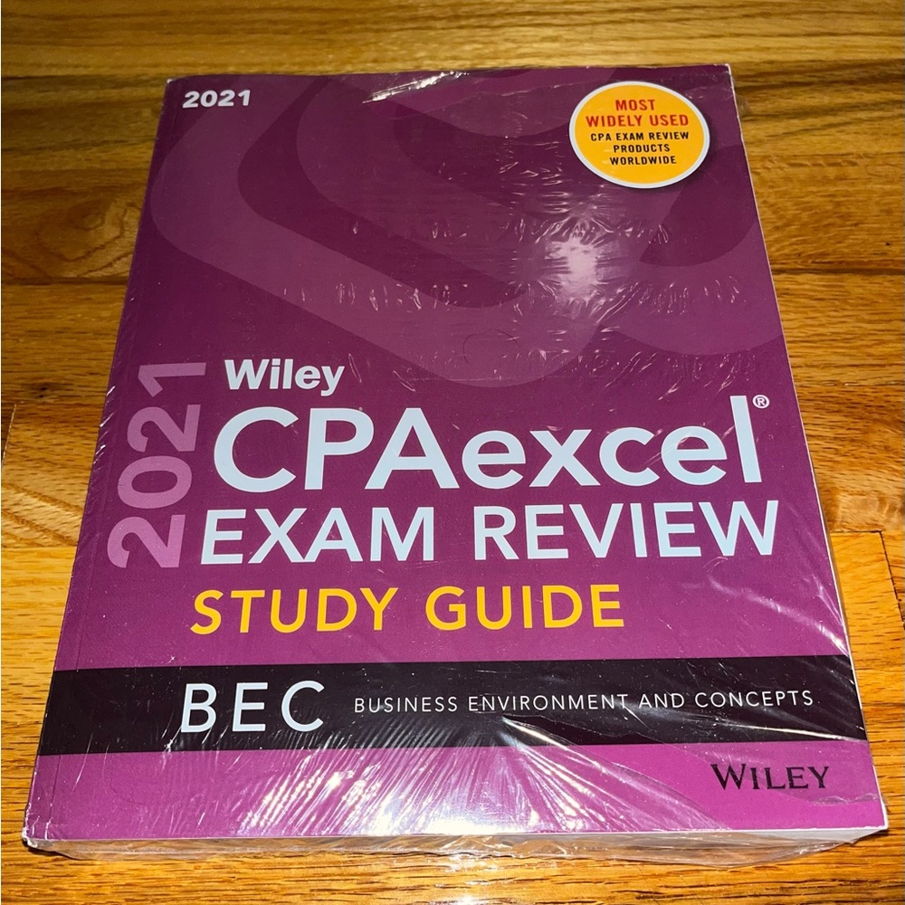 NWT Wiley CPA excel Exam Review 2021 Study Guide+Question Pack:BEC